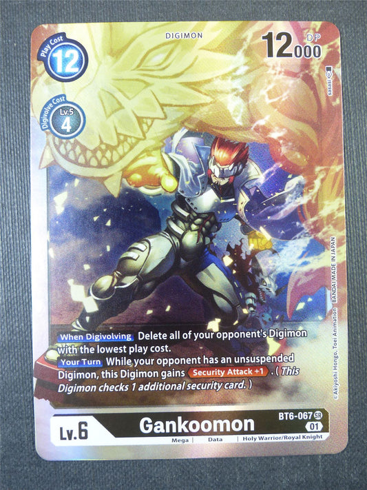 Gankoomon BT6-067 SR - Digimon Card #1YF