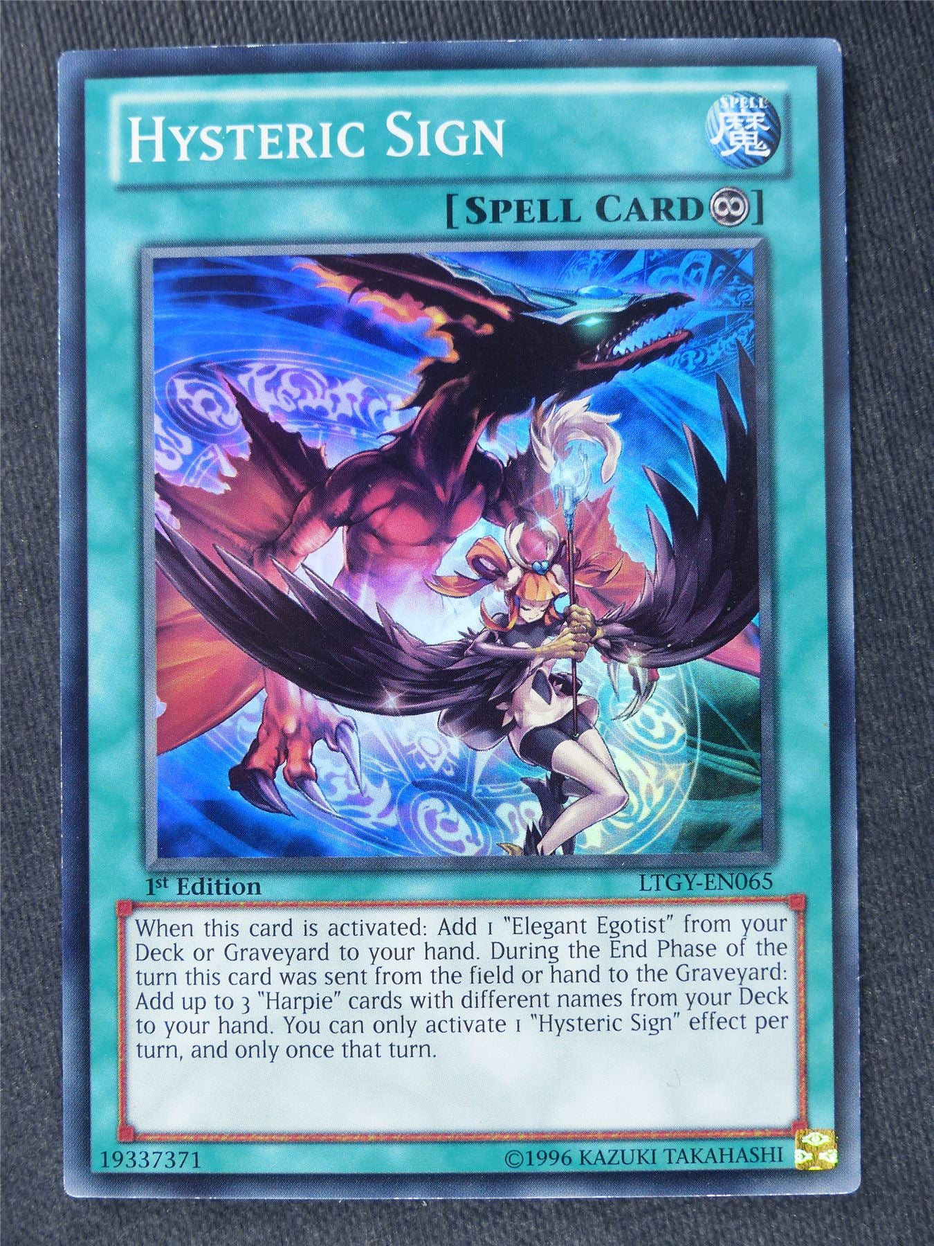 Hysteric Sign LTGY Super Rare - 1st ed - Yugioh Cards #14N