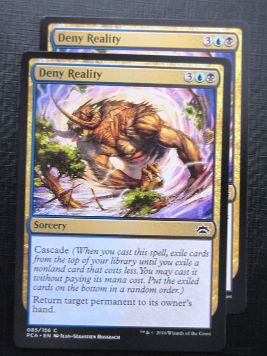 MTG Magic Cards: DENY REALITY x2 # 26A34