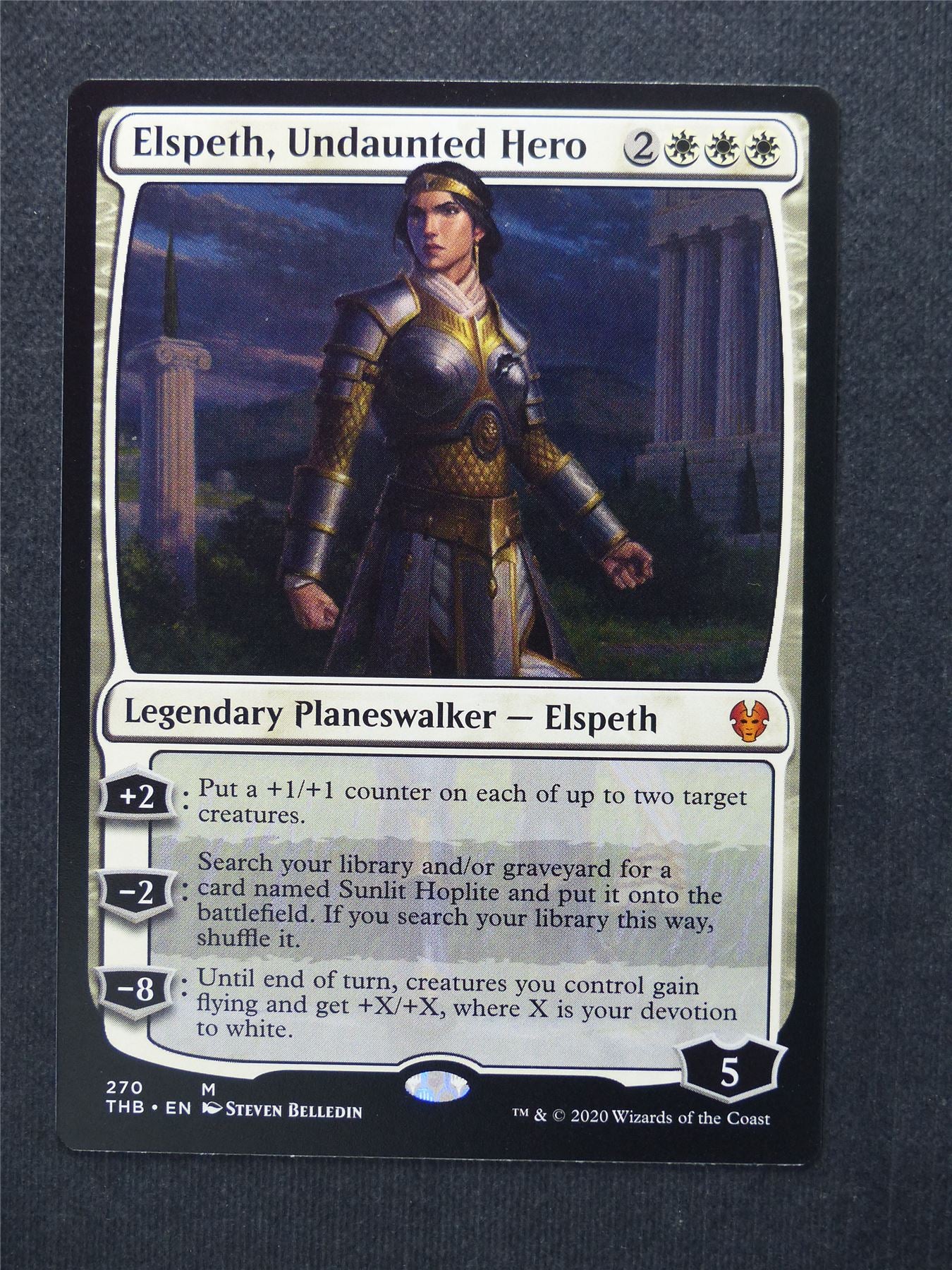 Elspeth Undaunted Hero - Mtg Magic Cards #7A