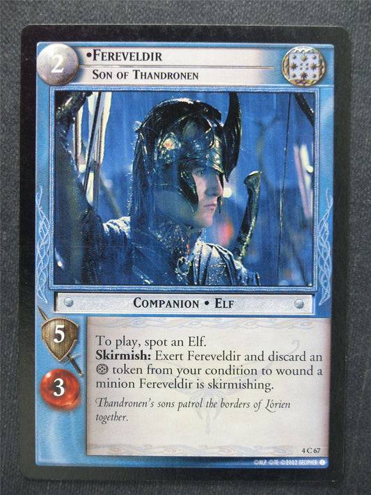 Fereveldir 4 C 67 - LotR Cards #UG