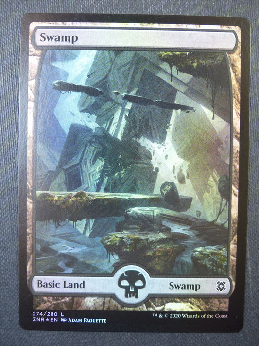 Swamp 274/280 Full art Foil - Mtg Card #8BU