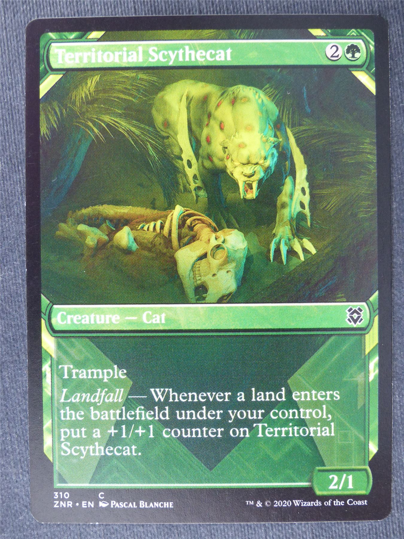 Territorial Scythecat Showcase - Mtg Magic Cards #NI