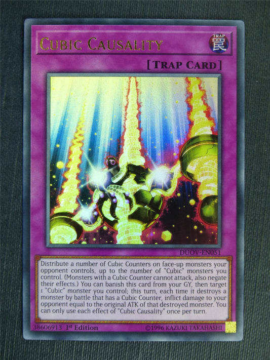 Cubic Causality DUOV Ultra Rare - 1st ed - Yugioh Cards #2AP