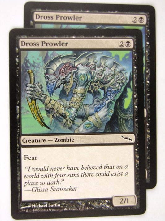 MTG Magic: the Gathering Cards: DROSS PROWLER x2: MRD