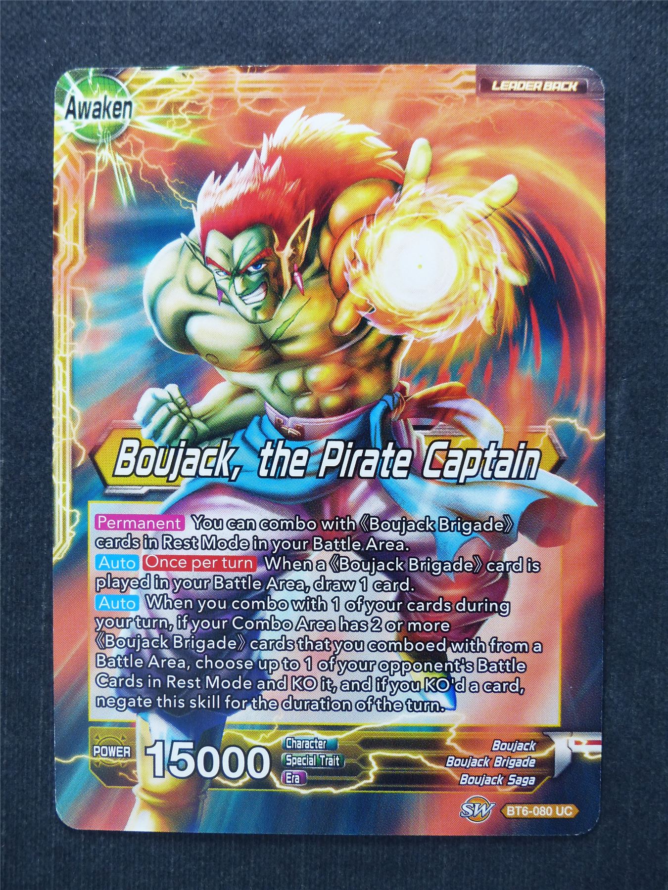 Boujack the Pirate Captain - Dragon Ball Super Cards #8B