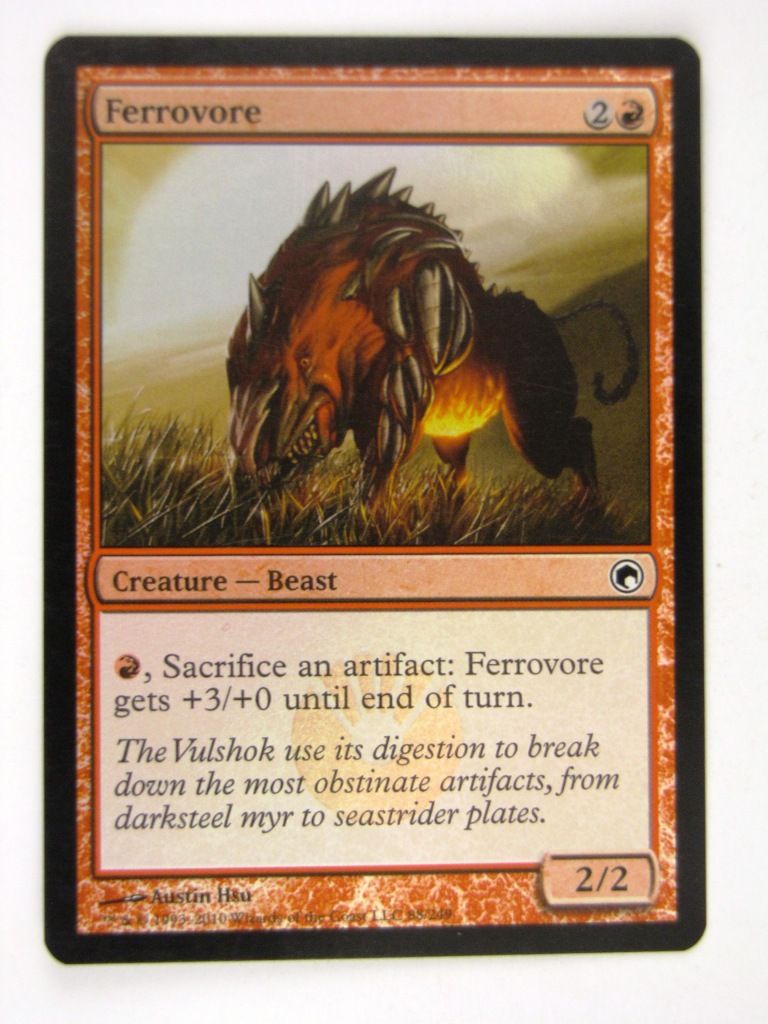 Mtg FOIL - FERROVORE - played