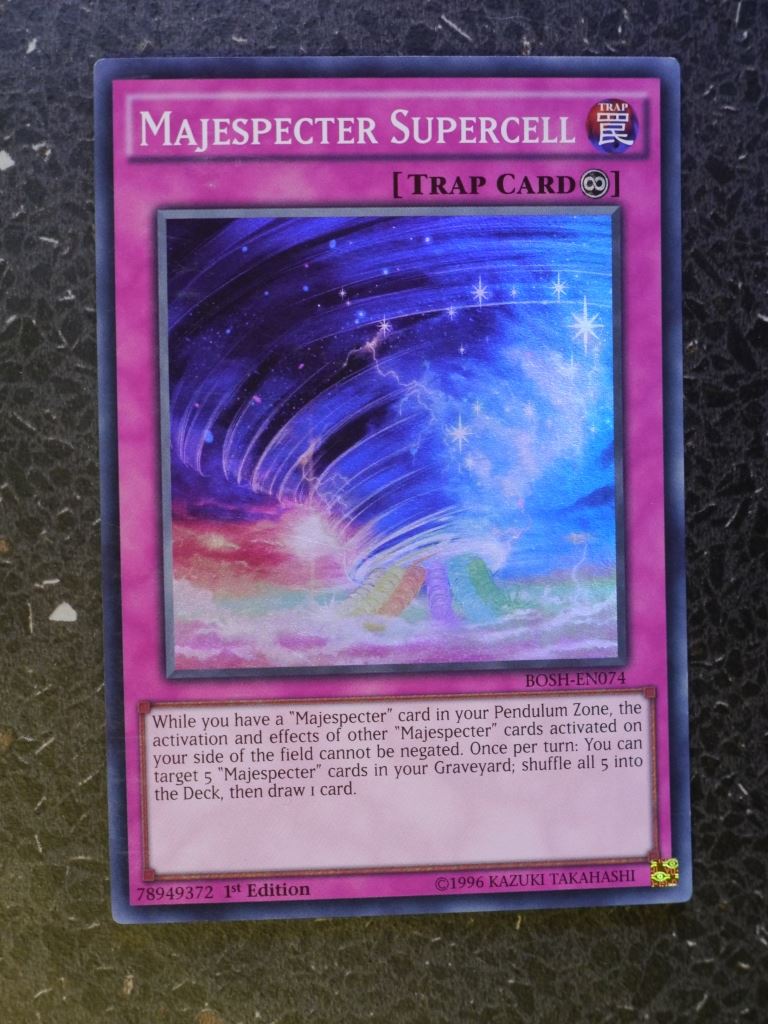 Yugioh Cards: MAJESPECTER SUPERCELL BOSH  SUPER RARE # 3F29