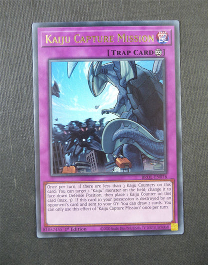 Kaiju Capture Mission BROL Ultra Rare 1st Ed - Yugioh Card #5FY