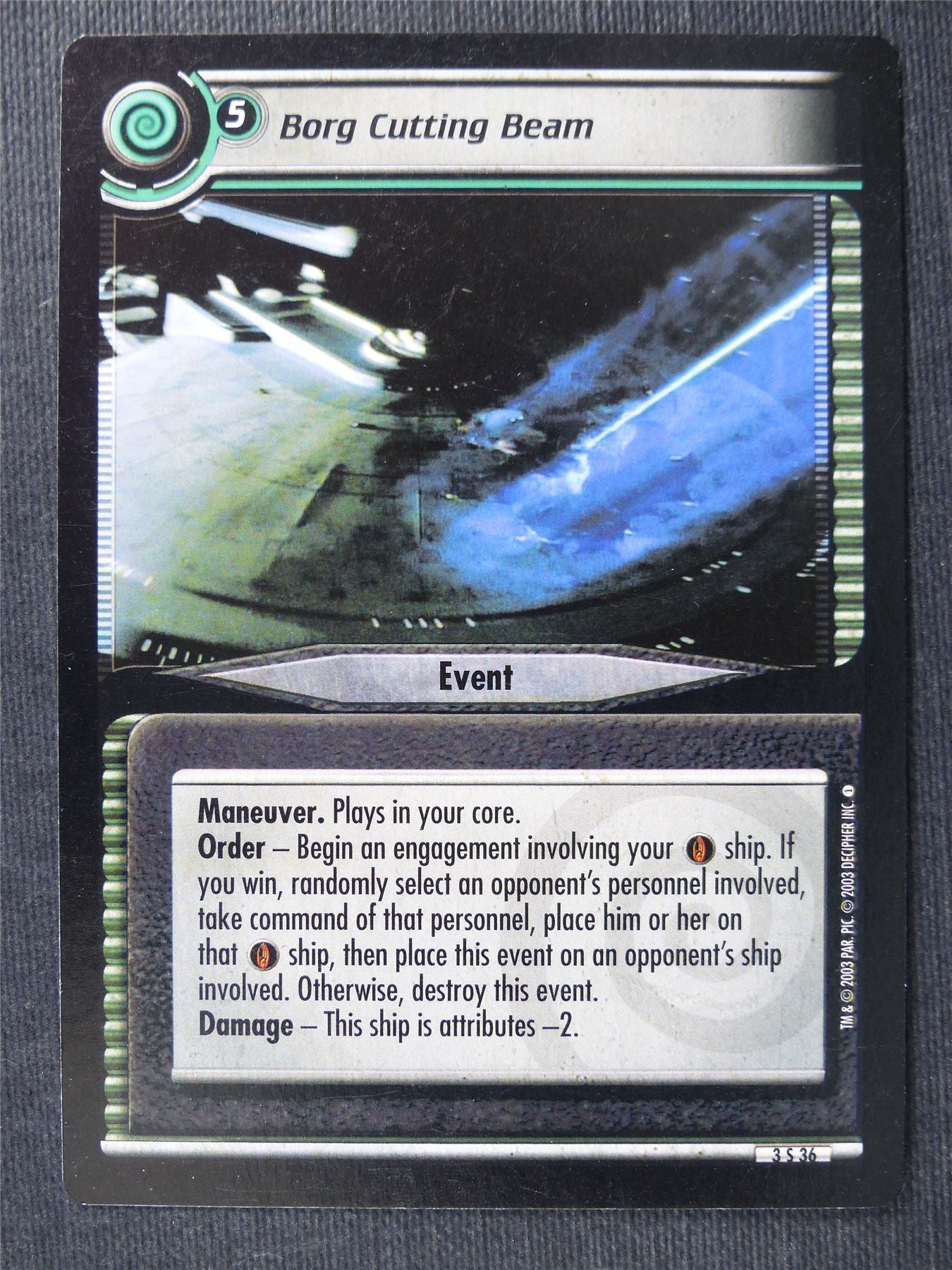 Borg Cutting Beam - Star Trek Cards #VP