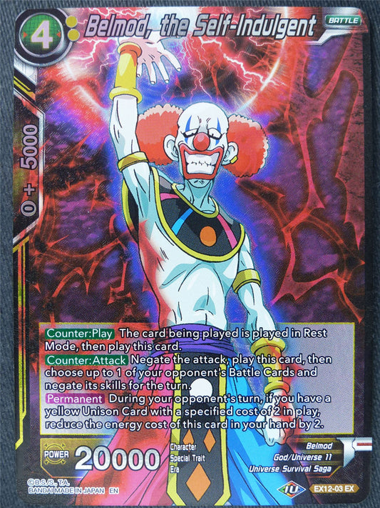 Belmod the Self-Indulgent EX Foil - Dragon Ball Super Cards #KH