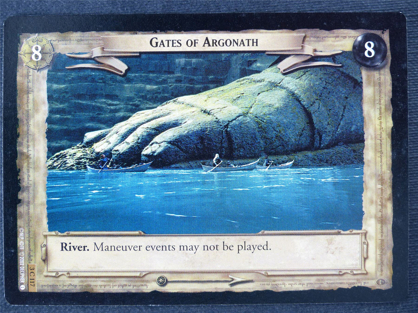 Gates of Argonath 3 C 117 - played - LotR Cards #JO