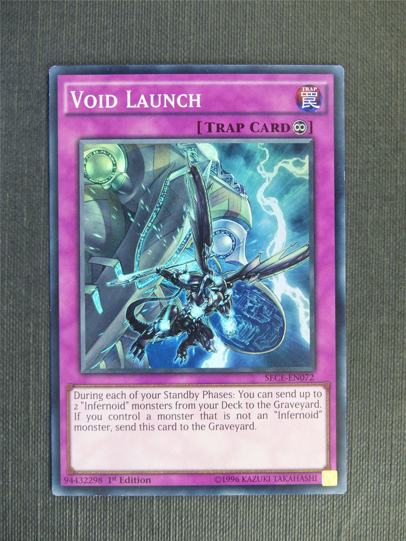 Void Launch SECE Super Rare - 1st ed - Yugioh Cards #17Q