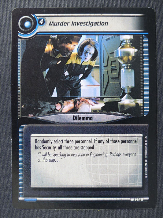 Murder Investigation - Star Trek Cards #UM