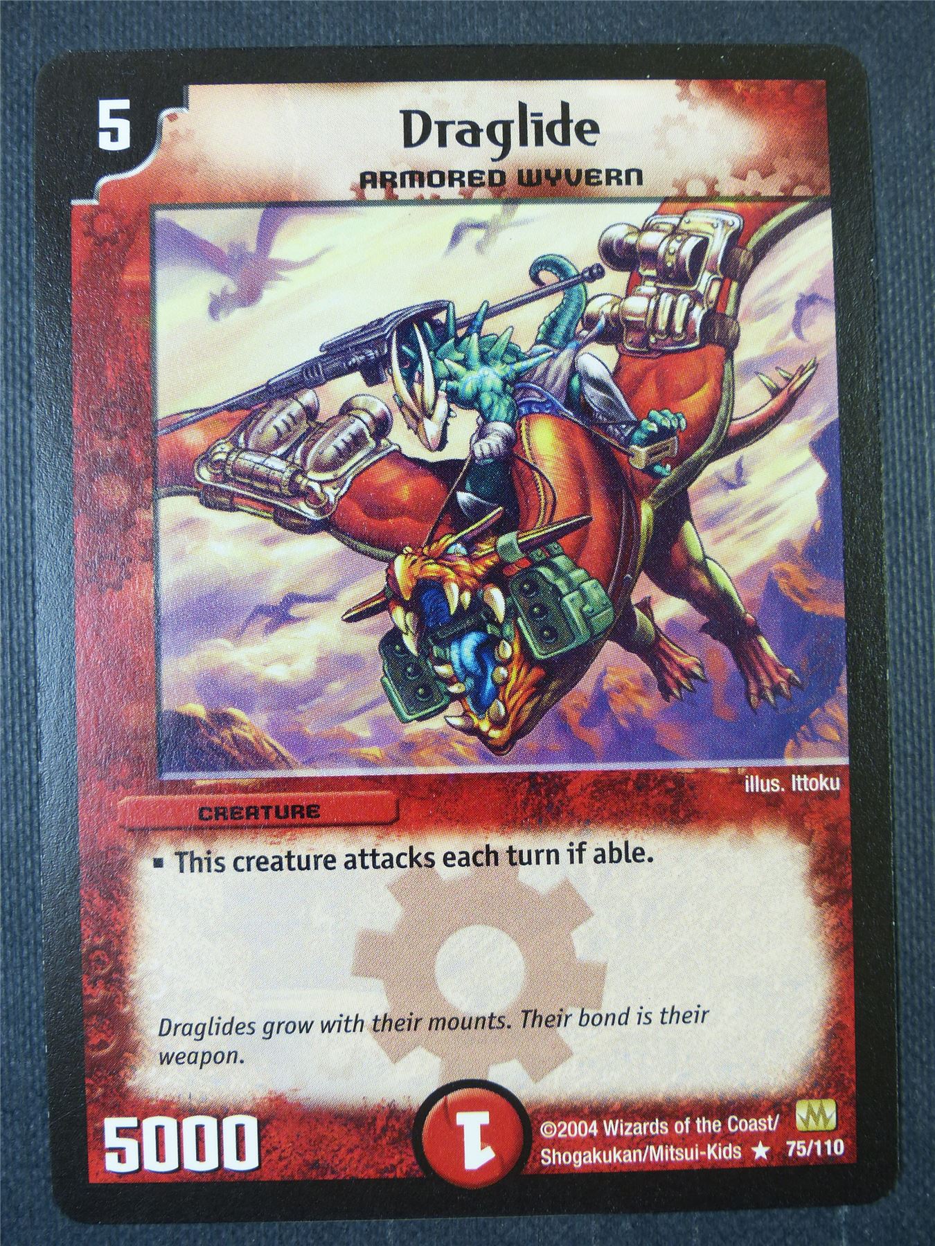 Draglide 75/110 - Duel Master Card #281