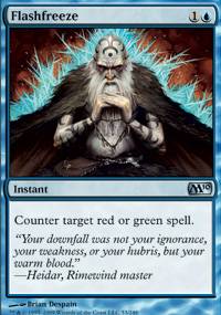 Mtg Magic Card: M10 : Flashfreeze