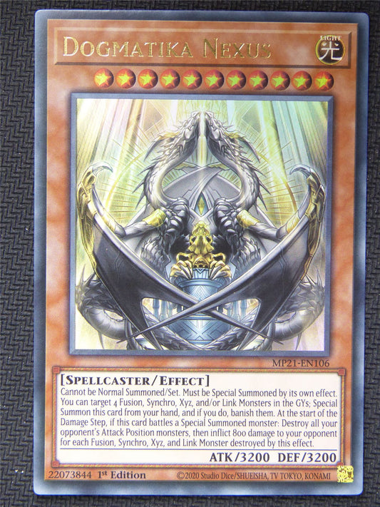 Dogmatika Nexus MP21 Ultra Rare 1st Ed - Yugioh Card #4M9