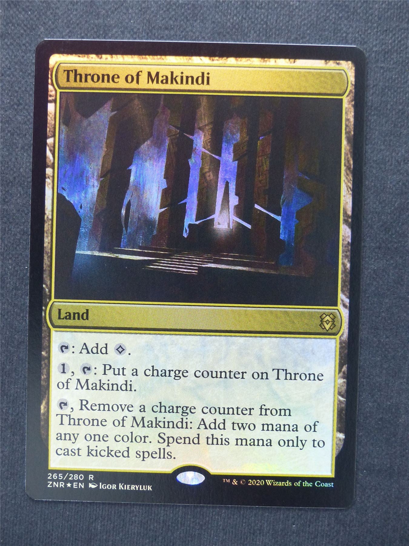 Throne of Makindi Foil - Mtg Magic Cards #66