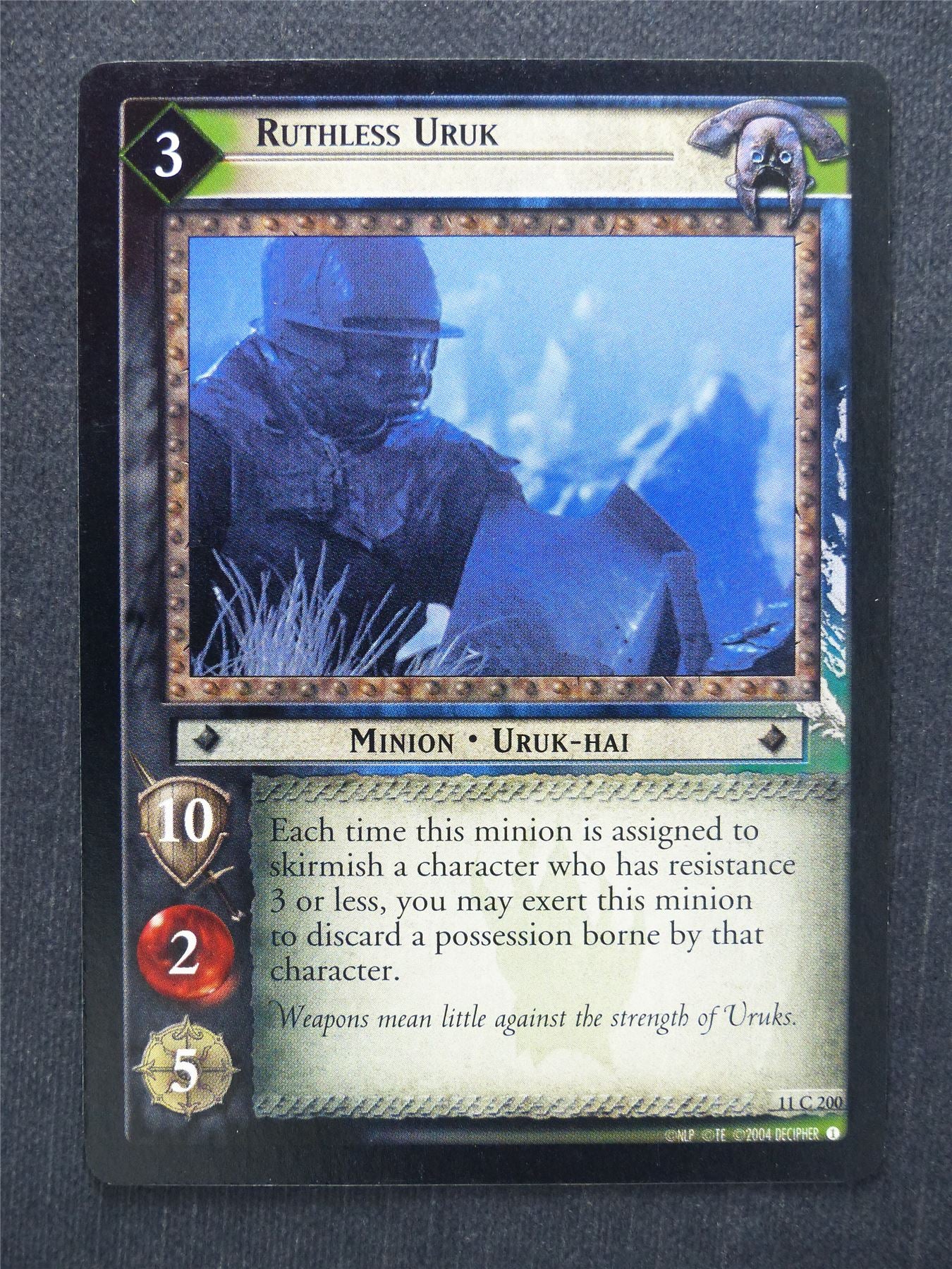 Ruthless Uruk 11 C 200 - LotR Cards #MM