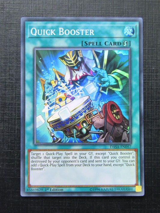 Quick Booster DASA Super Rare - 1st ed - Yugioh Card # 13F98