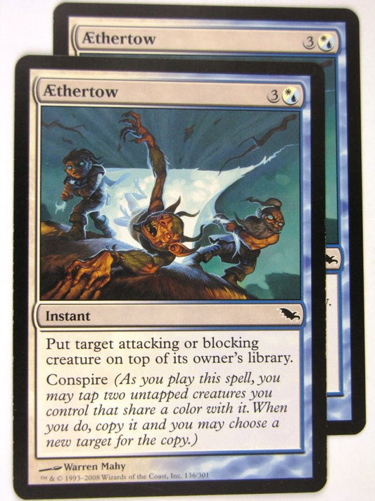 MTG Magic: the Gathering Cards: AETHERTOW x2: SHM