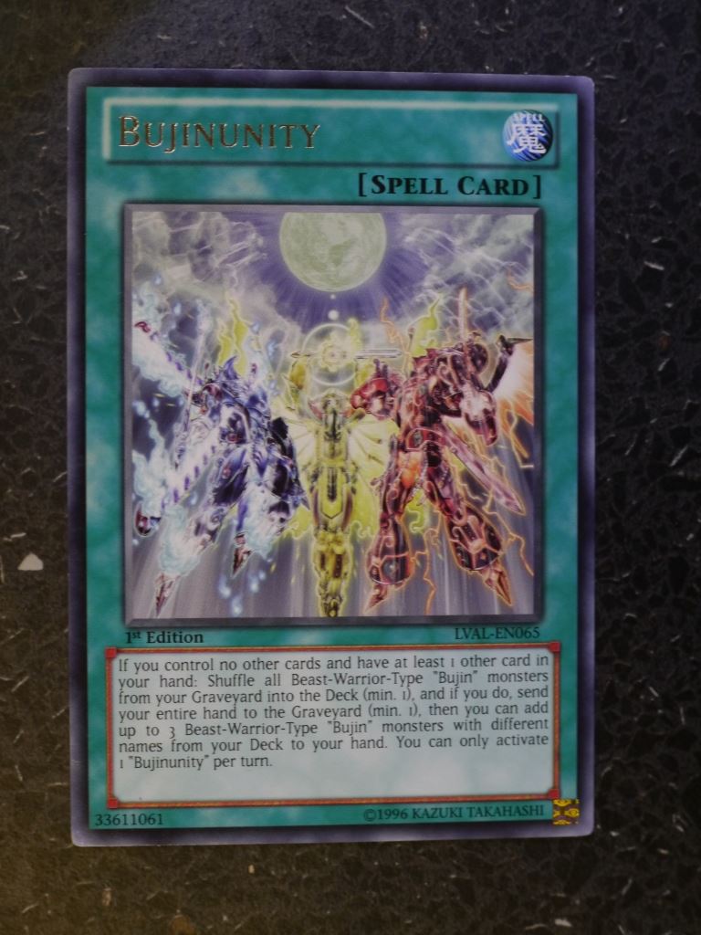 Yugioh Cards: BUJINUNITY LVAL SUPER RARE # 3C42