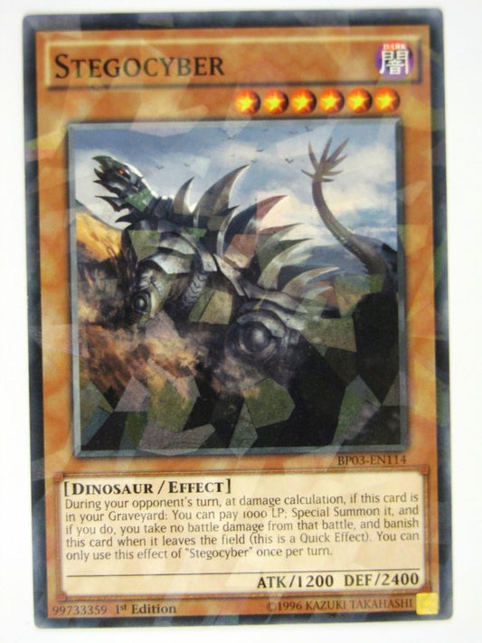 Yugioh Cards: STEGOCYBER BP03 SHATTERFOIL # 21G1