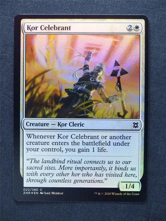 Kor Celebrant Foil - Mtg Magic Cards #J5