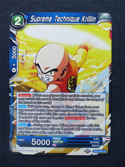 Supreme Technique Krillin - Dragon Ball Super Cards #Y3