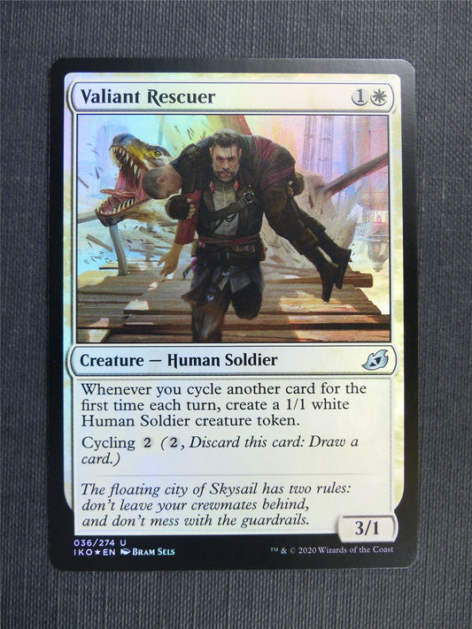 Valiant Rescuer Foil - IKO - Mtg Card