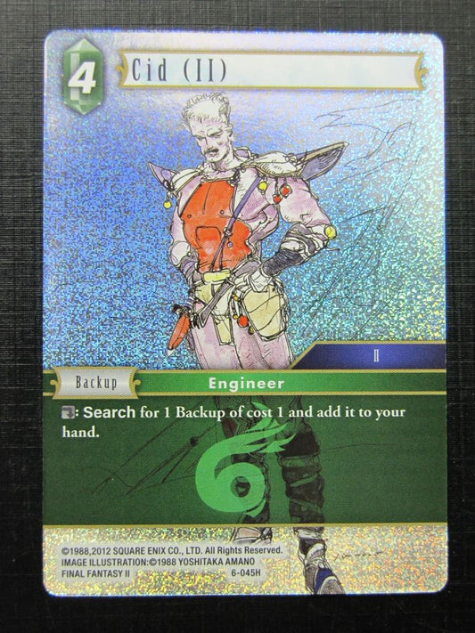 Cid II 6-045H Foil - Final Fntasy card # 3E54