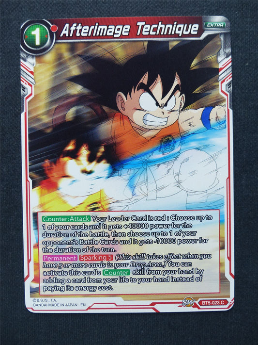 Afterimage Technique - Dragon Ball Super Cards #15