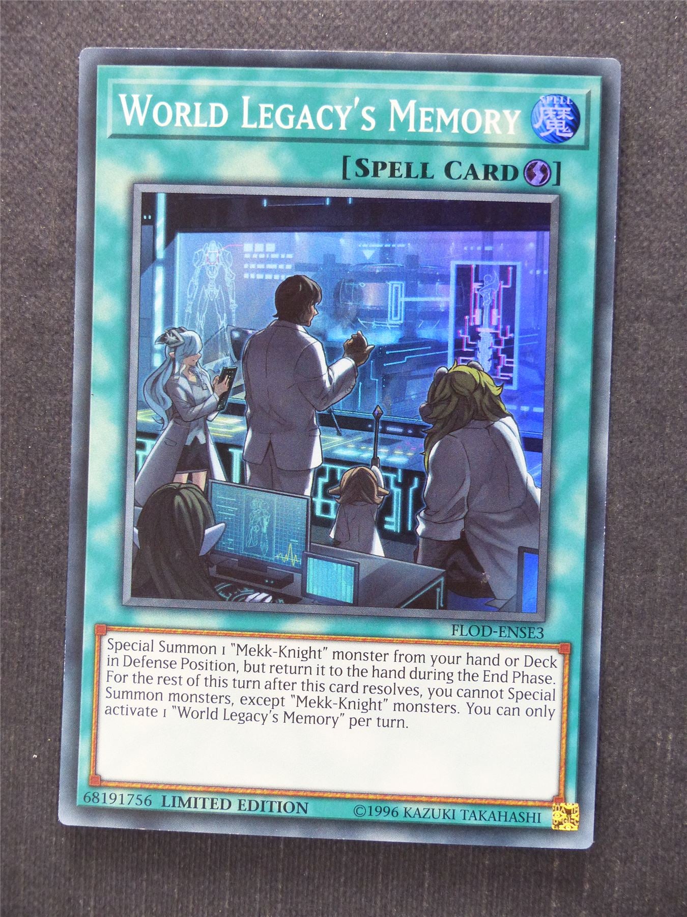 World Legacy's Memory FLOD Super Rare - limited ed - Yugioh Cards #LZ