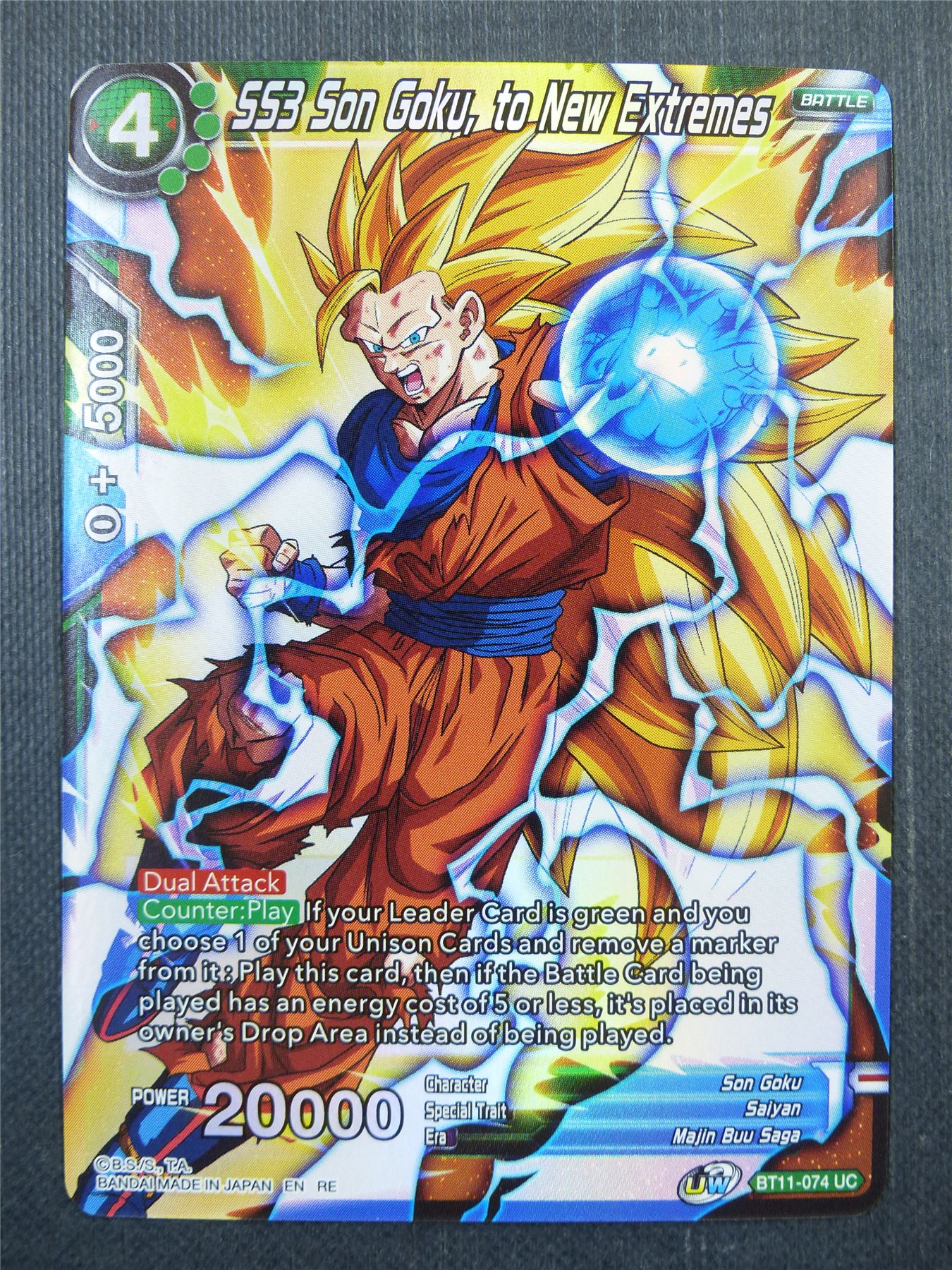 SS3 Son Goku the New Extremes Foil - Dragon Ball Super Card #4AR