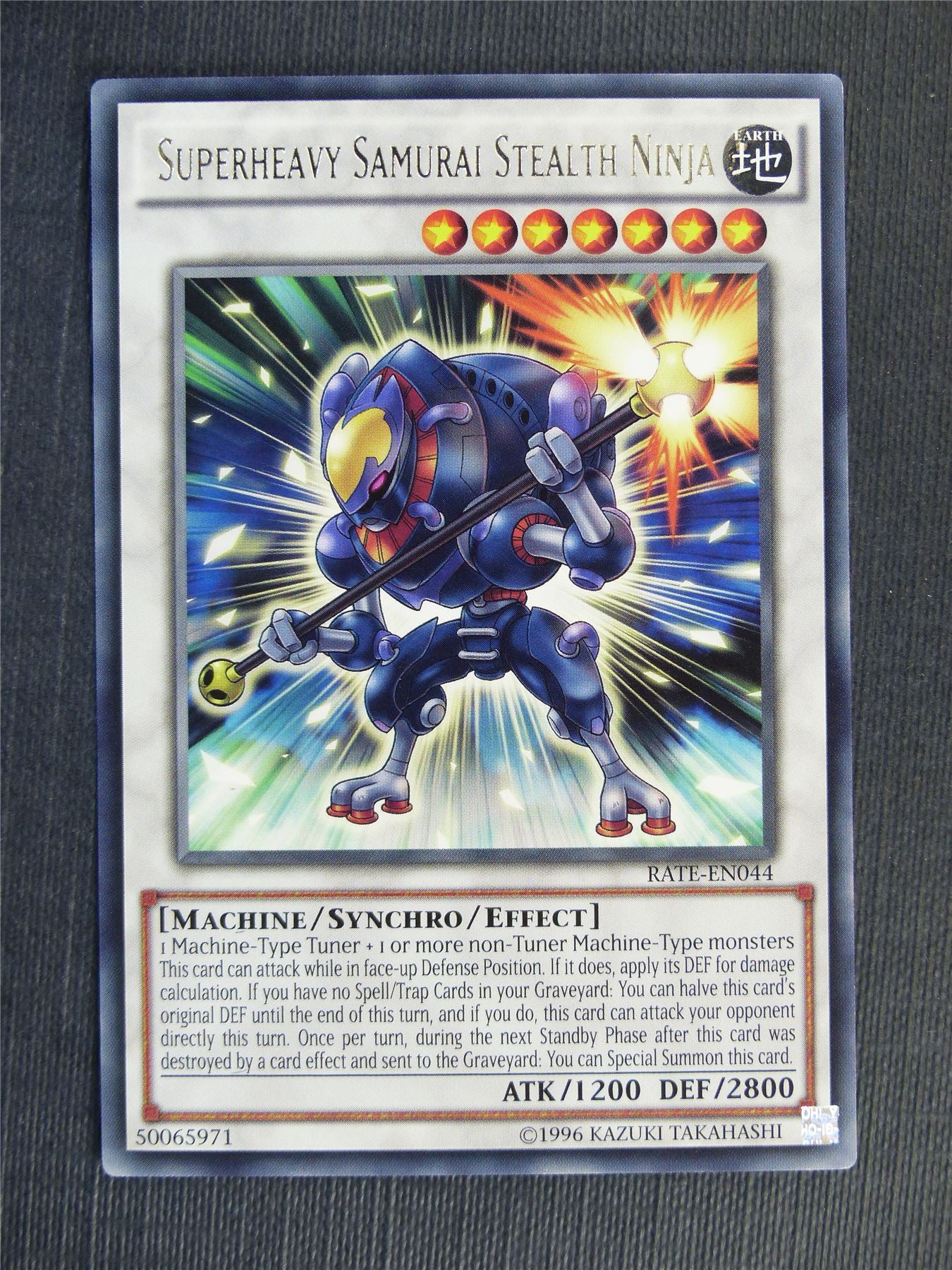 Superheavy Samurai Stealth Ninja RATE Rare - Yugioh Cards #TD