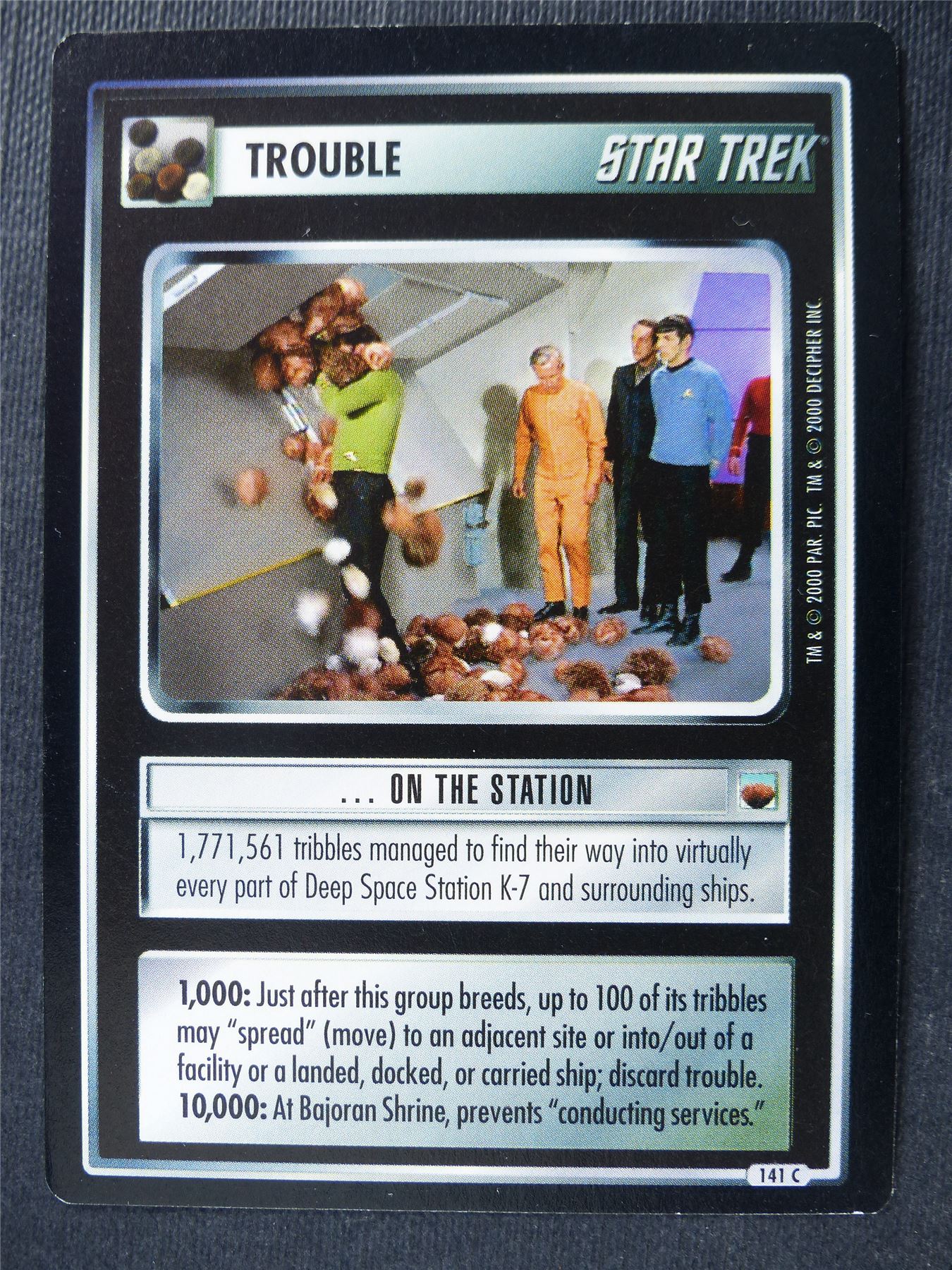 Trouble on the Station - Star Trek Card #4TP