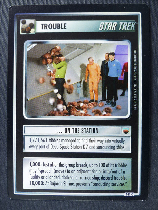 Trouble on the Station - Star Trek Card #4TP