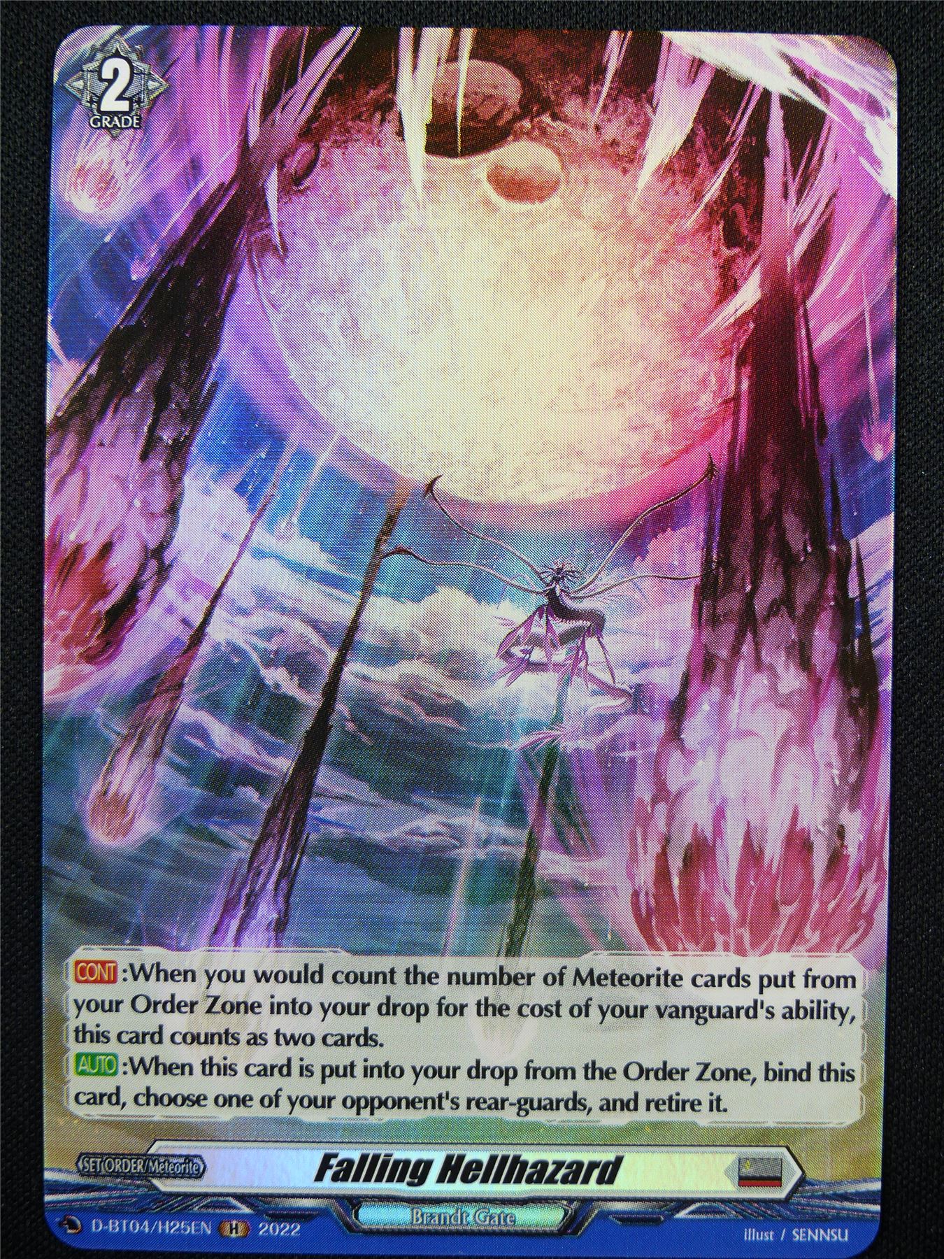 Falling Hellhazard D-BT04 H - Vanguard Card #Z4