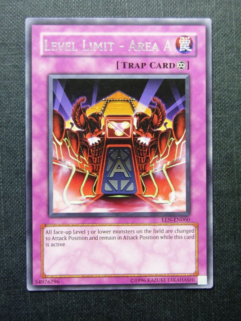 Level Limit - Area A EEN Rare - Yugioh Cards #1NX