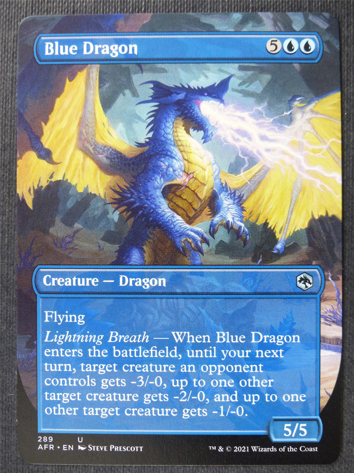 Blue Dragon Showcase - Forgotten Realms - Mtg Card #2OU