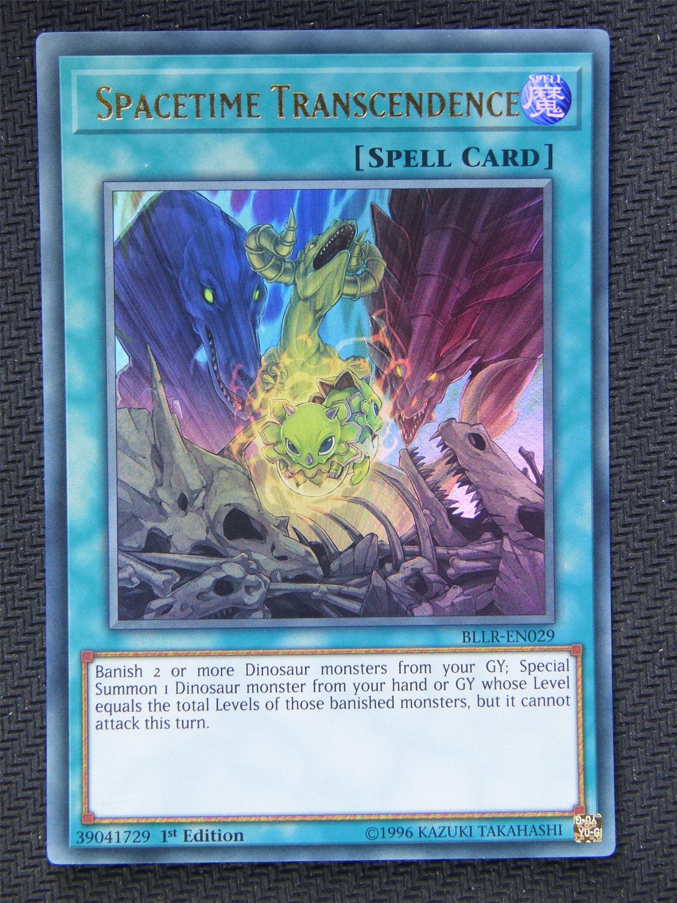 Yugioh Card - Ultra Rare - Spacetime Transcendence BLLR #608