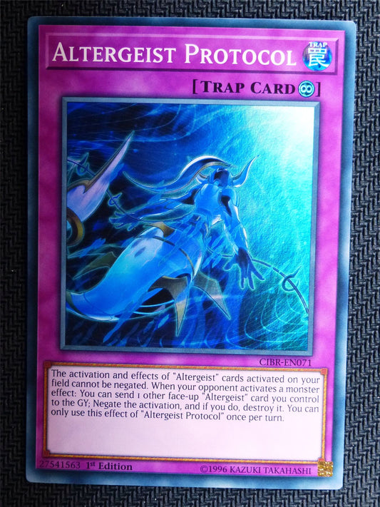 Altergiest Protocol - CIBR - Super Rare - Yugioh Card # 1I81