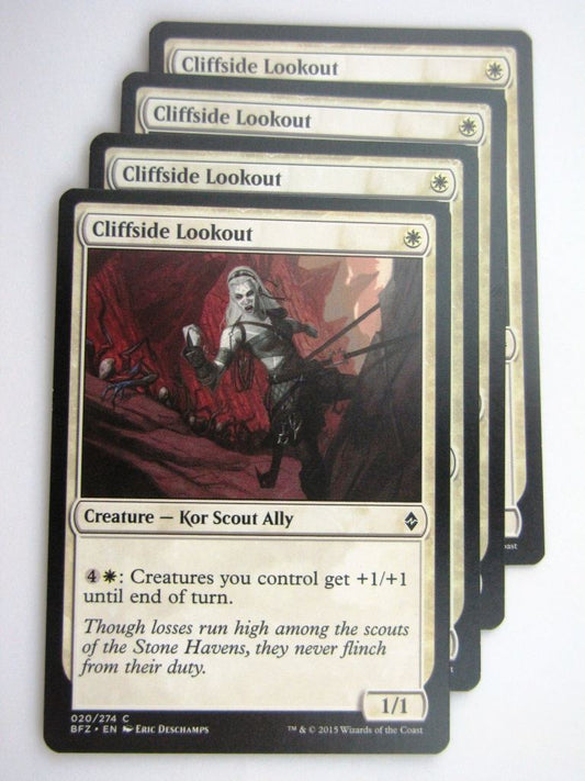 MTG Cards: BATTLE FOR ZENDIKAR: CLIFFSIDE LOOKOUT x4 # 37B27