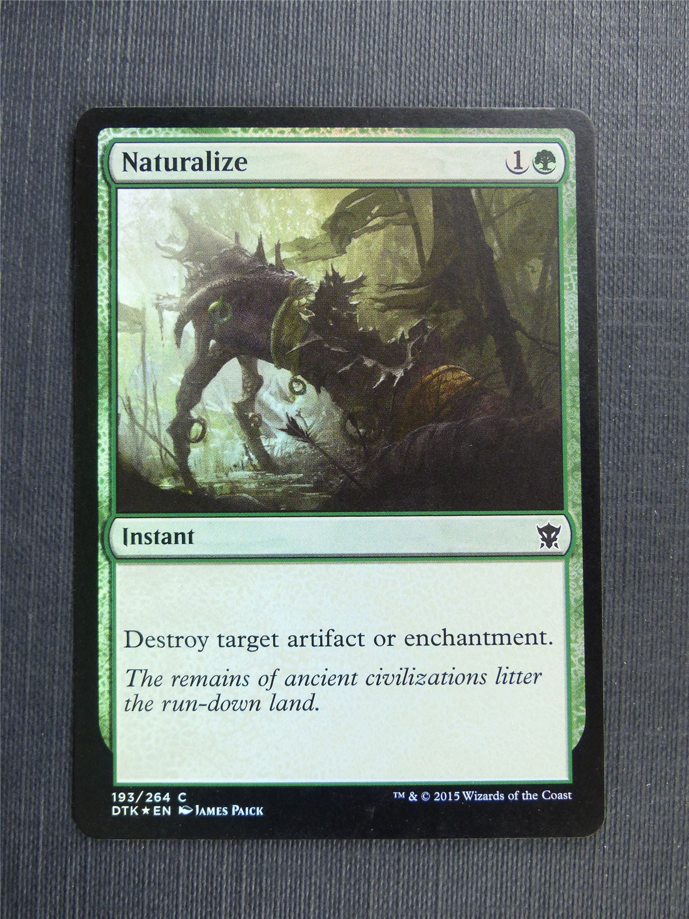 Naturalize Foil - Mtg Magic Cards #57E