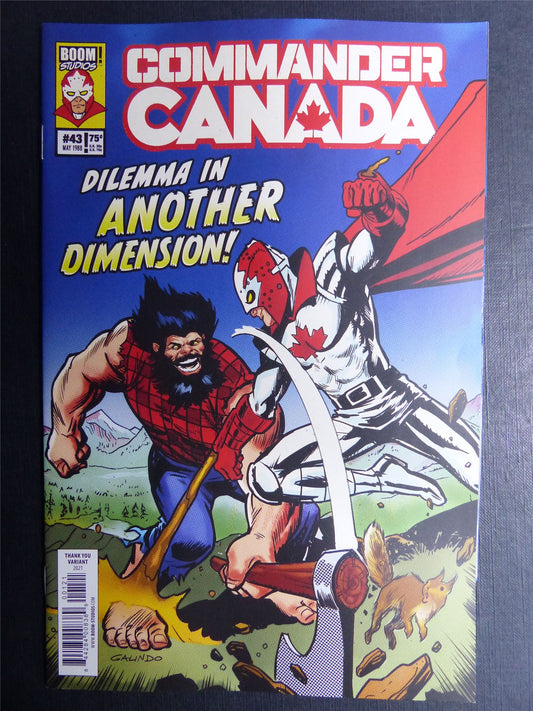 Commander Canada #1 Thank You Var - Oct 2021 - Boom! Comics #1FM