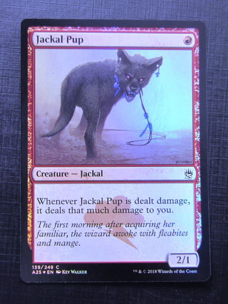 Jackal Pup Foil - Masters 25 - Mtg Card # 10A1