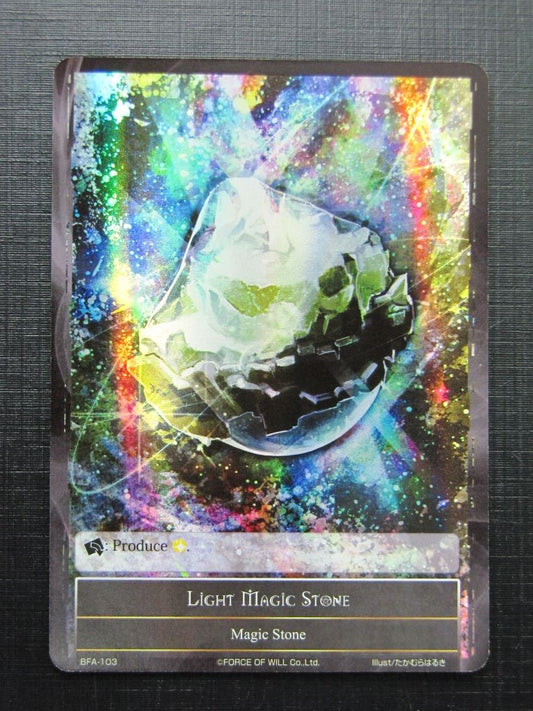 Force of Will Cards: LIGHT MAGIC STONE FOIL # 18G54