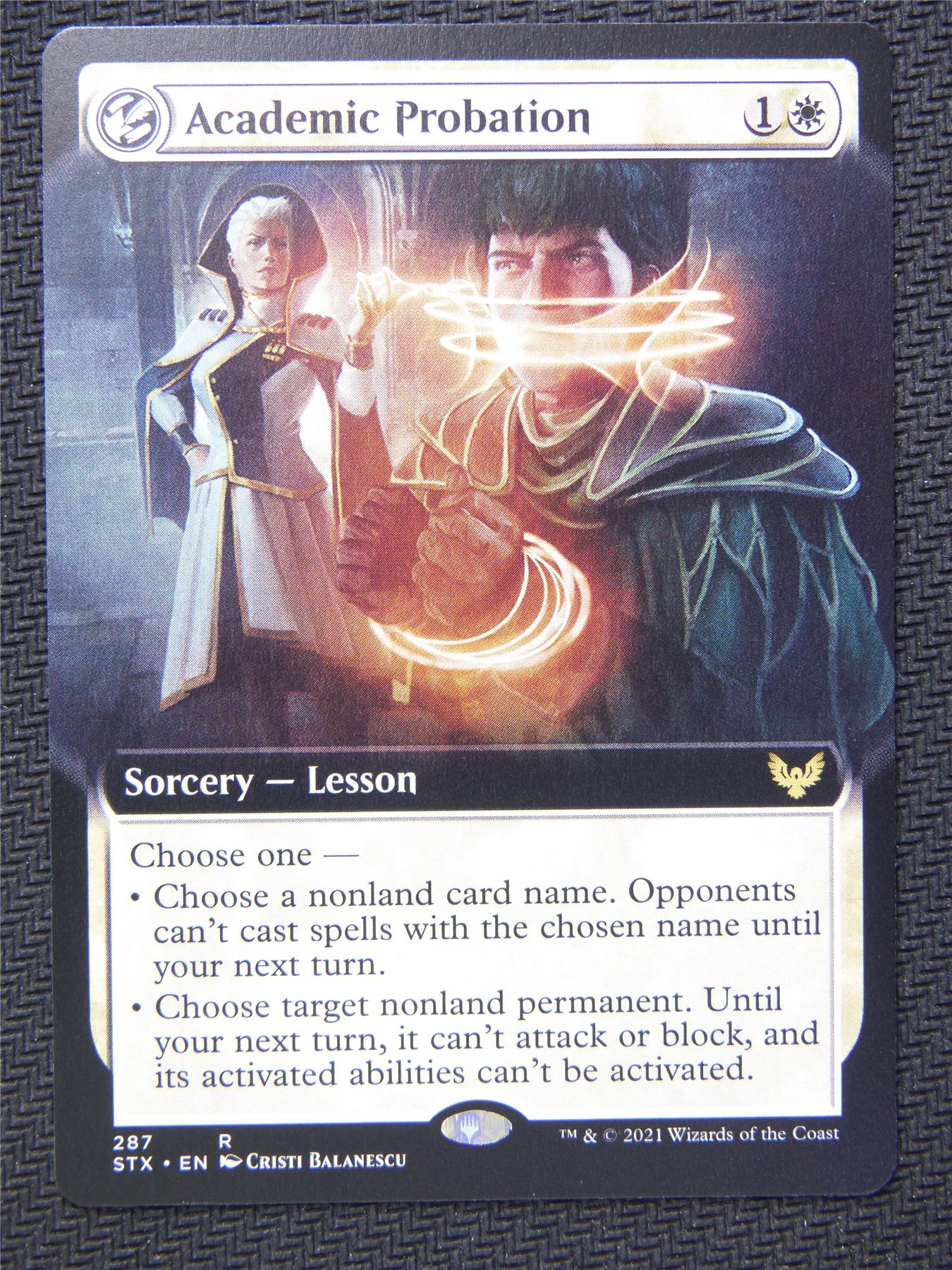 Academic Probation Extended Art - Mtg Card #4JJ