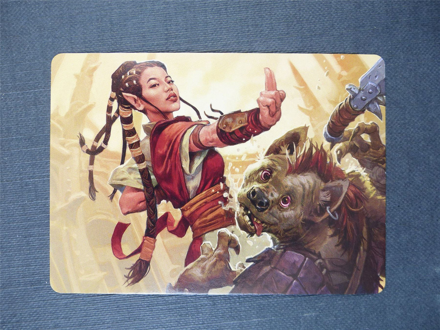 Half Elf Monk #28 - Forgotten Realms Art Series - Mtg Card #5GK