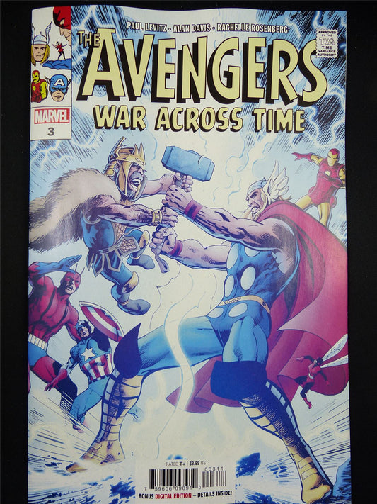 The AVENGERS: War Across Time #3 - May 2023 Marvel Comic #HX